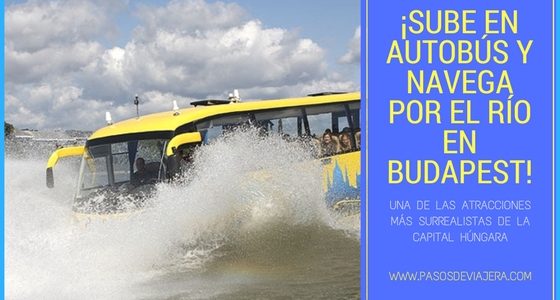 ¡Sube a un autobús y navega por el río en Budapest!